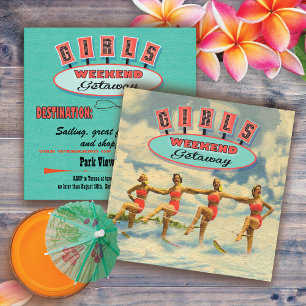 Girls Weekend Getaway Invitations