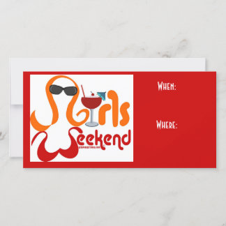 Girls Weekend Invitation