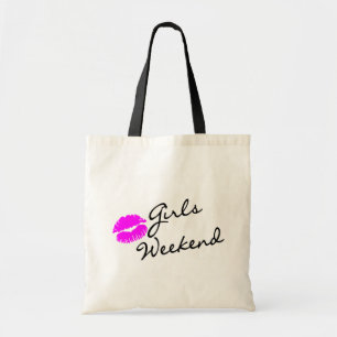 Girls Weekend (Kiss Blk) Tote Bag