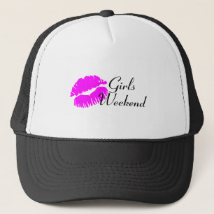 Girls Weekend (Kiss Blk) Trucker Hat