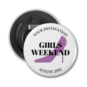 Girls weekend ladies trip custom magnetic beer bottle opener