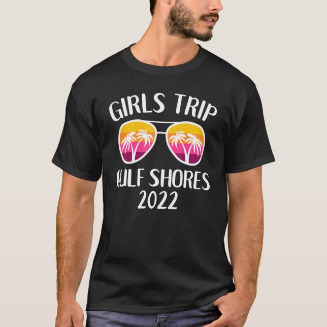 Girls Weekend Matching Girls Trip 2022 Alabama Gul T-Shirt (Front)