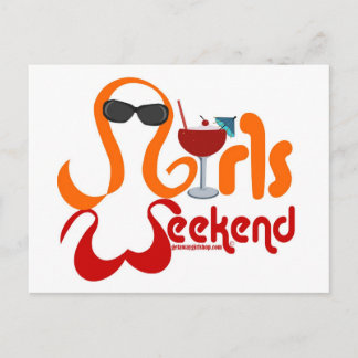Girls Weekend Party Postcard