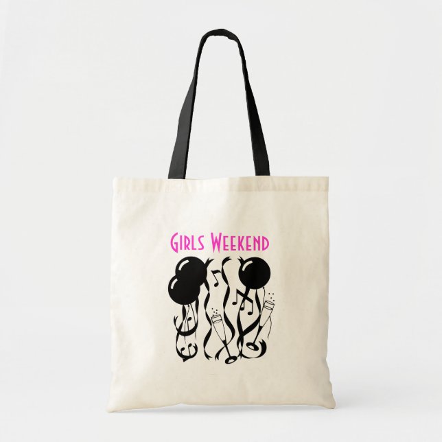 Girls weekend tote bags (Front)