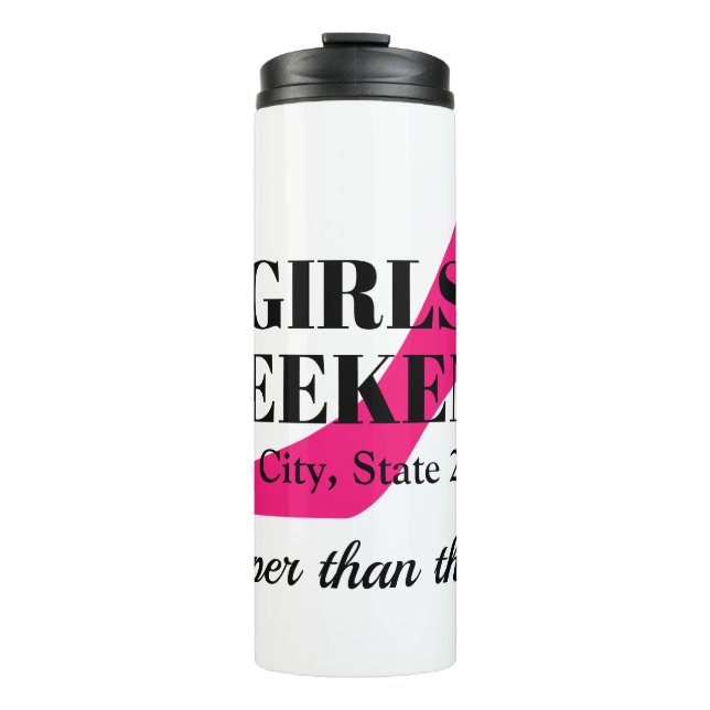 Girls weekend trip fun thermal tumbler travel mug (Front)