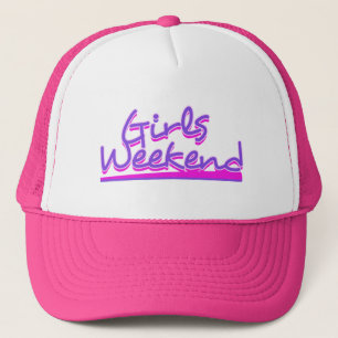 Girls weekend trucker hat