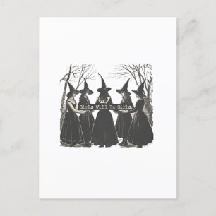 Girls Will Be Girl Feminism Women Empowerement Holiday Postcard