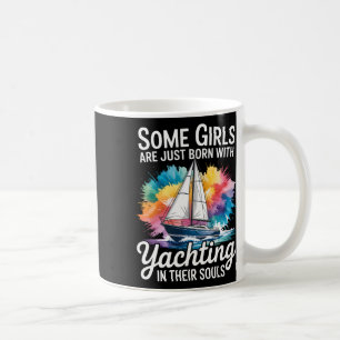 Girls With Yachting Souls Boat Queen Party Cruise Coffee Mug