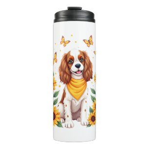 Girls Women Mom Cavalier King Charles Spaniel Dog  Thermal Tumbler