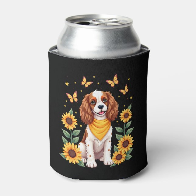 Girls Women Mum Cavalier King Charles Spaniel Dog  Can Cooler (Can Front)