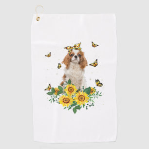 Girls Women Mum Cavalier King Charles Spaniel Dog Golf Towel