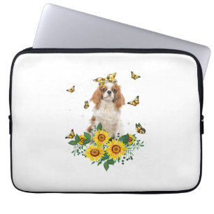 Girls Women Mum Cavalier King Charles Spaniel Dog Laptop Sleeve