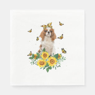 Girls Women Mum Cavalier King Charles Spaniel Dog  Napkin