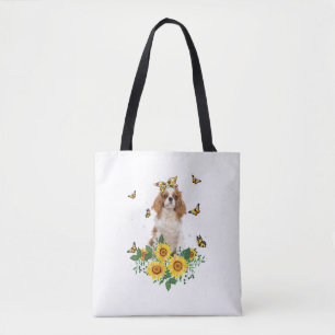 Girls Women Mum Cavalier King Charles Spaniel Dog  Tote Bag
