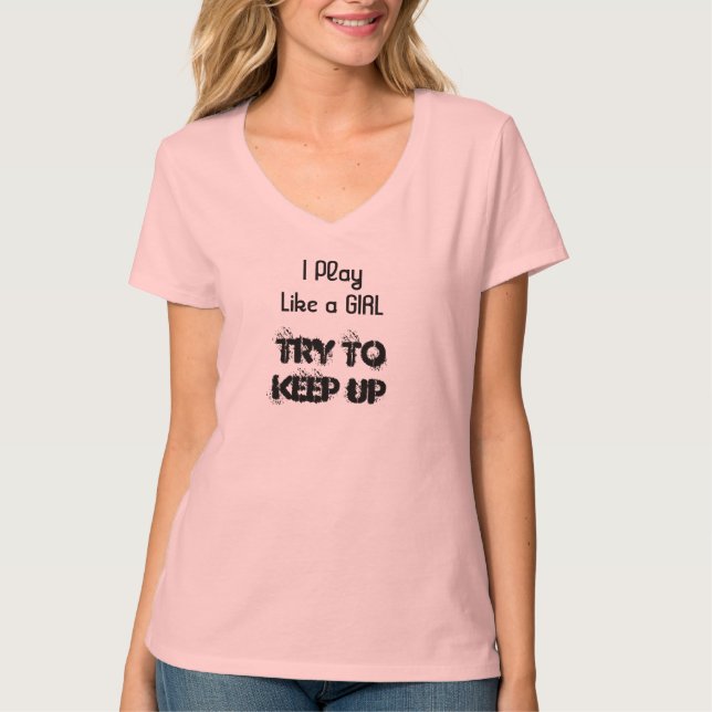 Girls Womens sport Tshirt (Front)