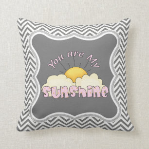 Girls You are My Sunshine Pillow