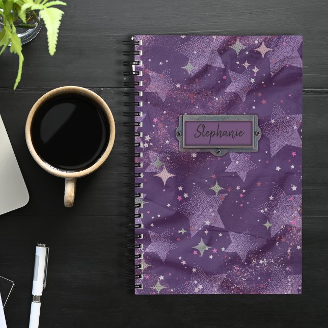 Girly 90s Retro Stars Grunge Notebook (Creator Uploaded)