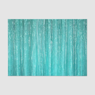 Girly Aqua Mint Glam Tinsel Stripes Tissue Paper