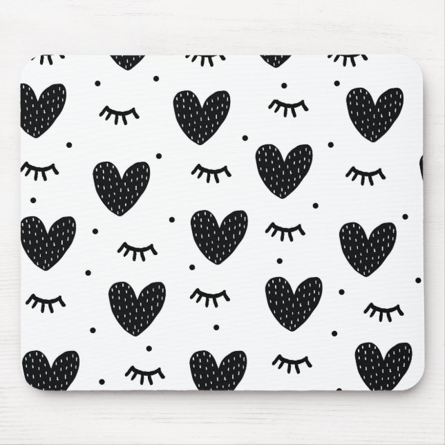 Girly Arts for Hearts Heart Health Clipart Heart   Mouse Mat (Front)