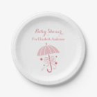 Girly Baby Shower Cute Pink Umbrella With Bow