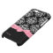 Girly Black & White Damask iPhone 5C Case