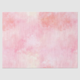Girly Blush Pink Tie Dye Tissue Paper