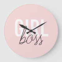 Girly blush typography script girl boss