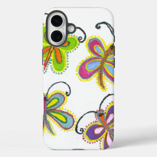 Girly Butterfly iPhone 16 Plus Case