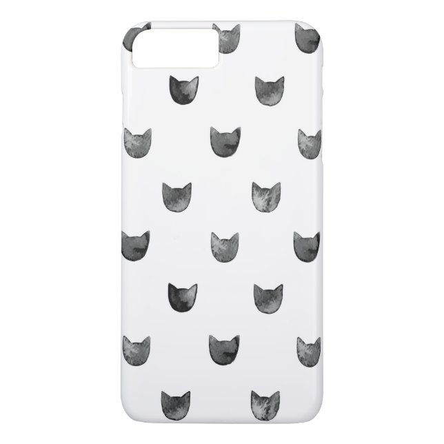 Girly Chic Cute Cat Pattern Case-Mate iPhone Case (Back)