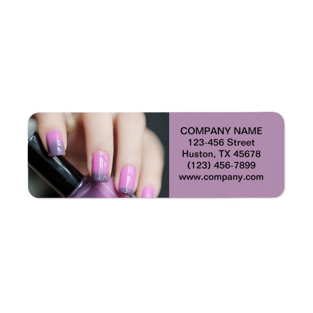 girly chic elegant manicure nails nail salon (Front)