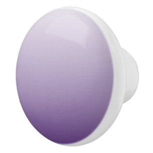 Girly Chic minimalist ombre lilac lavender purple Ceramic Knob