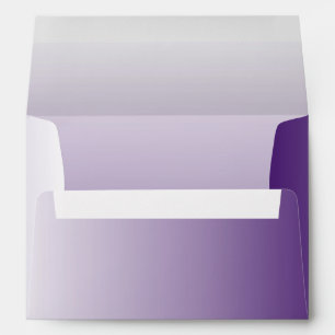Girly Chic minimalist ombre lilac lavender purple Envelope