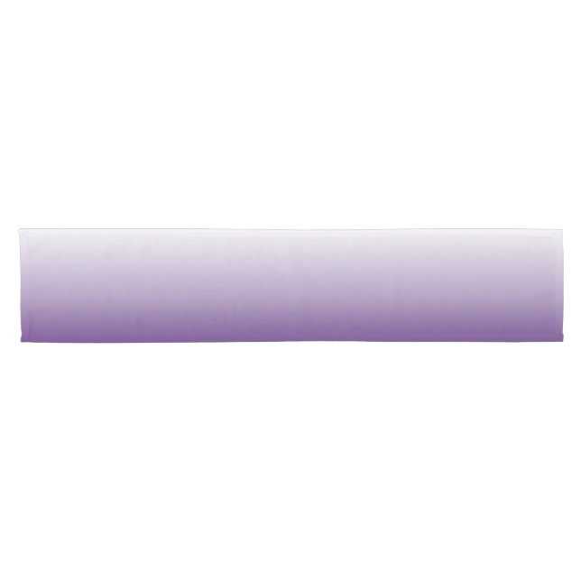 Girly Chic minimalist ombre lilac lavender purple Short Table Runner (Horizontal)