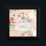 Girly Chic Watercolor Floral Unicorn Personalised Gift Box<br><div class="desc">This modern design features a pretty unicorn with a crown of watercolor flowers. Personalised with your name by editing the text in the text box provided. #unicorns #unicorn #unicornparty #unicornlove #unicornsarereal #unicornlover #unicornlife #unicornlovers #love #unicornstuff #christmas #unicorndreams #unicornvibes #unicornstyle #loveunicorns #cute #unicorngirl #unicornmagic #smallbusiness #iloveunicorns #unicornday #unicorngift #unicorngifts #birthday #horse...</div>