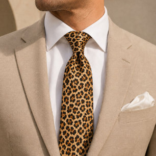 girly chic wild safari fashion leopard print tie