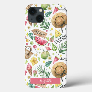 Girly Colourful Beach Relax Beach Towel Case-Mate iPhone Case
