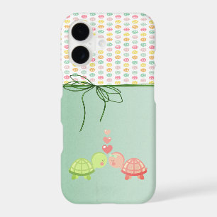 Girly Colourful Buttons,Turtles In Love