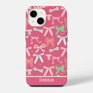 Girly Coquette Bows iPhone 14 Case
