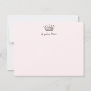 Girly Crown Princess Script Name Template