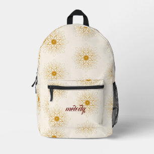 girly cute Floral feminine Trendy Boho Printed Backpack