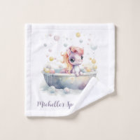 Girly Cute Pastel Pony Spa Day Kids Birthday Party