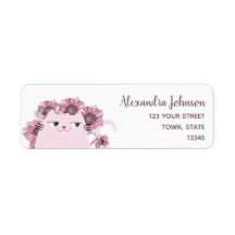 Girly Cute Return Address