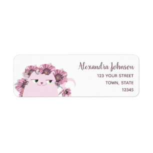 Girly Cute Return Address