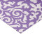 Girly Damask purple & white Swirly