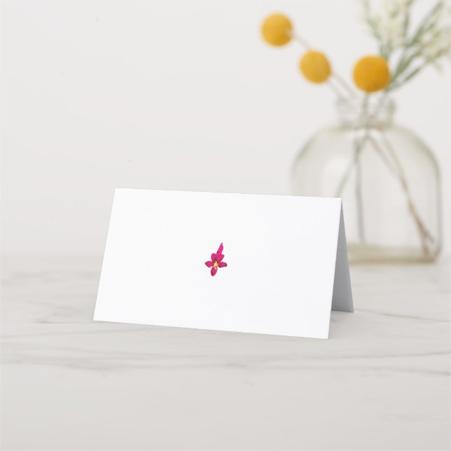 Girly Design, Light Gold, Purplish Red Appointment Card (Front)