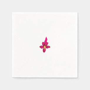 Girly Design, Light Gold, Purplish Red Napkin
