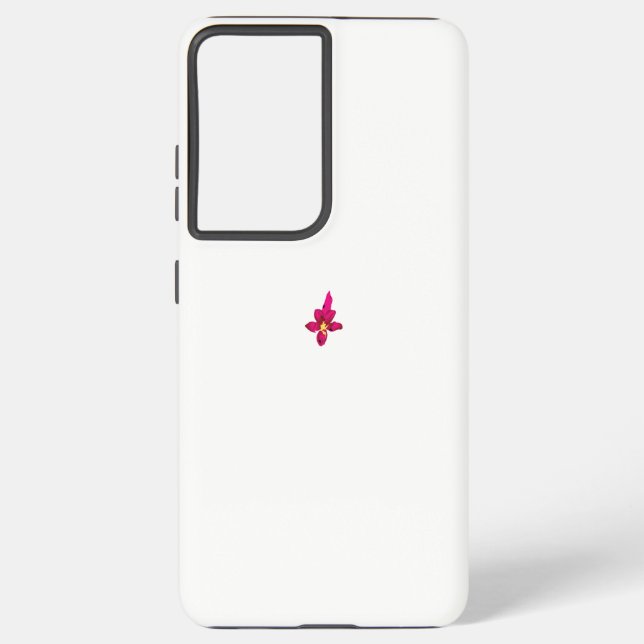 Girly Design, Light Gold, Purplish Red Samsung Galaxy S21 Ultra Case (Back)