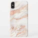 Girly Elegant Copper Rose Gold Marble iPhone XS Max Case<br><div class="desc">Girly Elegant Copper Rose Gold Marble phone case. Created by Zazzle pro designer BK Thompson exclusively for Cedar and String; please contact us if you need assistance with the design.</div>