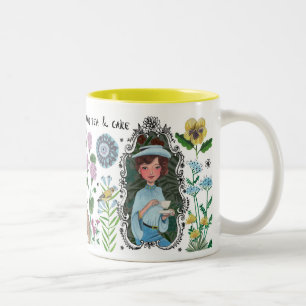 Girly Field Flower Animal   Mug