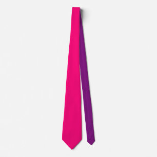 Girly Fushia Hot Pink Custom Friendly Background Tie
